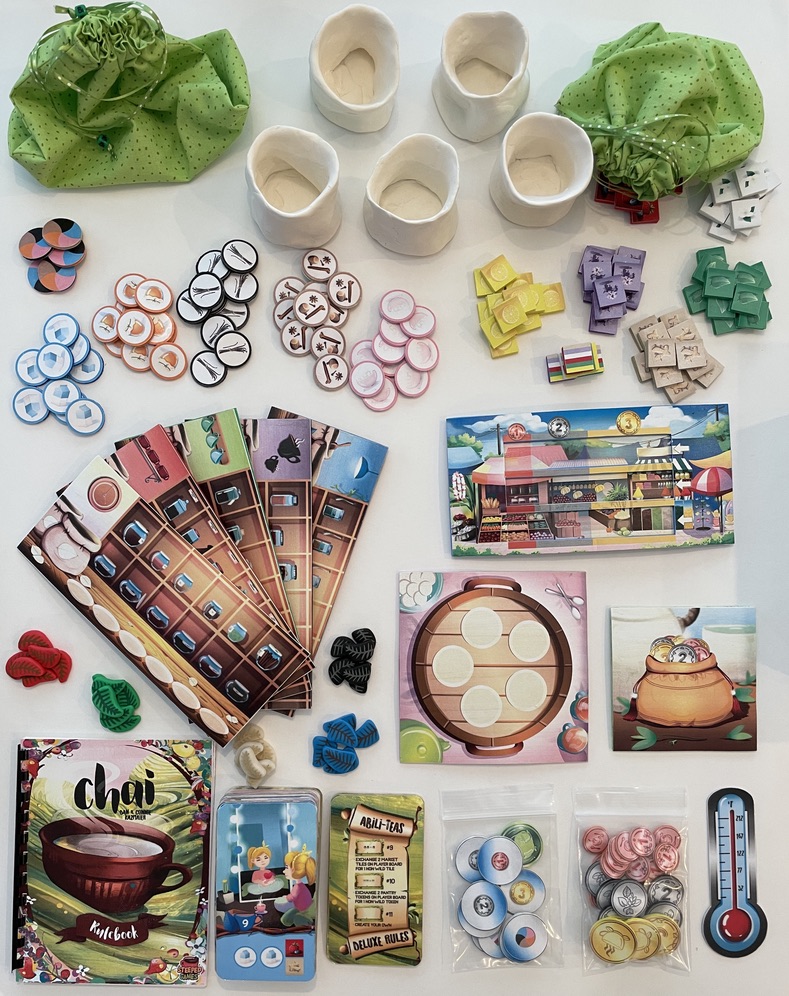 Our finished Chai print and play board game!